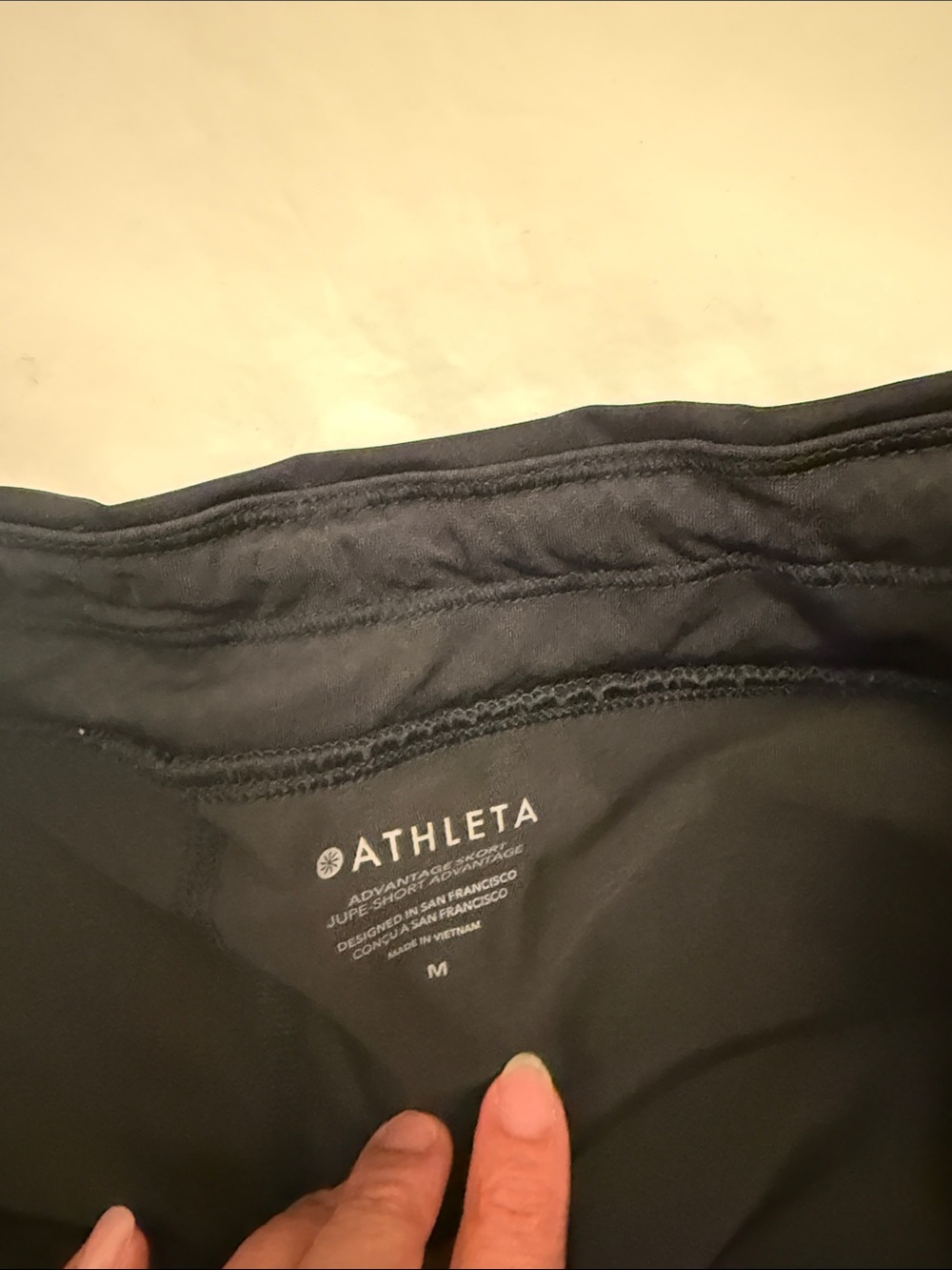Athleta Black Performance Skort with Inner Shorts - Picture 2 of 4